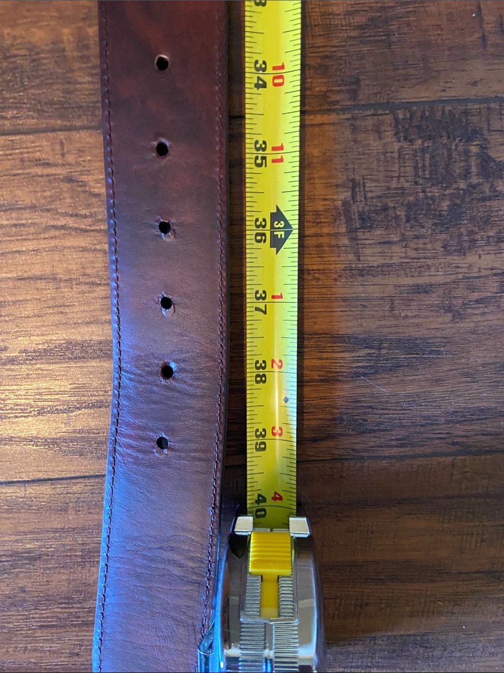 Cuadra Belt Leather Brown Buckle 110/44 XL - Picture 8 of 10